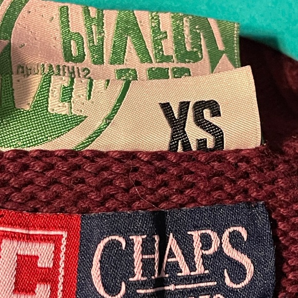 Repaved Burgundy Cropped Sweater Ribbed Knit Long Sleeve Streetwear Y2K Large - Picture 7 of 12